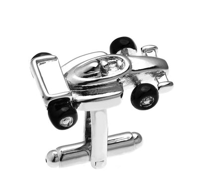 Gemelos de Puño Francés Racing Epoxy para Hombre - Image 2