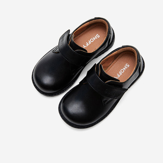 Zapatos de Cuero Negros para Niño Estilo Británico - Image 8