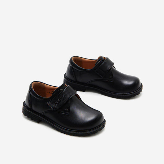 Zapatos de Cuero Negros para Niño Estilo Británico - Image 6