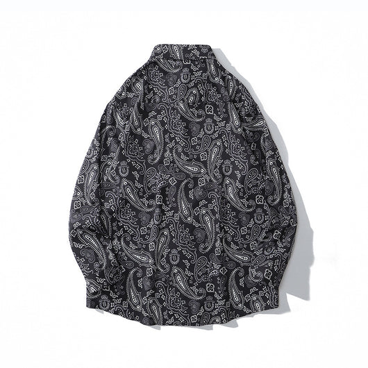 Camisa de Manga Larga con Estampado West Coast para Hombre - Image 4