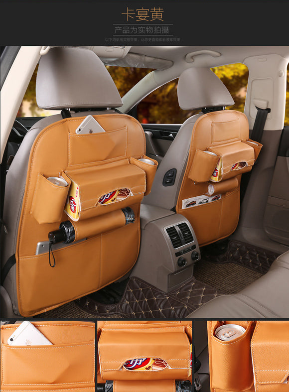 Organizador de Asiento para Auto con Almacenamiento Multifuncional