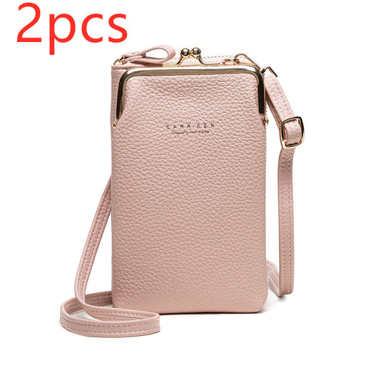 Bolso Bandolera con Patrón Lychee y Diseño Diagonal - Image 4