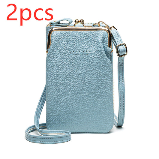 Bolso Bandolera con Patrón Lychee y Diseño Diagonal - Image 8