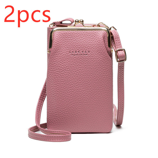 Bolso Bandolera con Patrón Lychee y Diseño Diagonal - Image 7