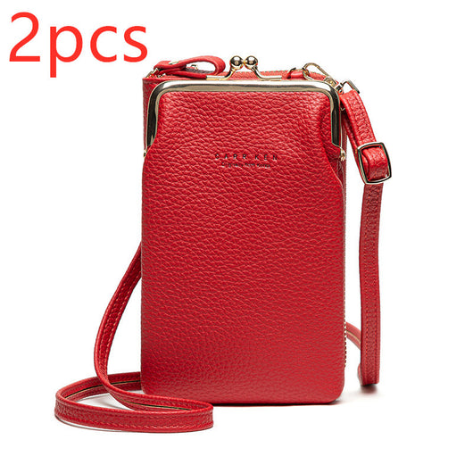 Bolso Bandolera con Patrón Lychee y Diseño Diagonal - Image 9