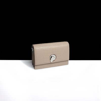 Bolso de Cuero Pequeño con Cadena - Bandolera Cuadrada para Mujer - Image 6