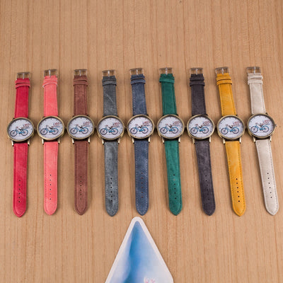 Reloj Vintage de Mezclilla para Ciclismo Urbano - Image 18