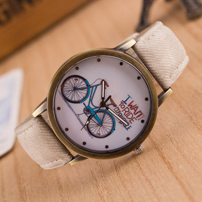 Reloj Vintage de Mezclilla para Ciclismo Urbano - Image 20
