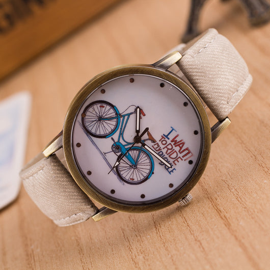 Reloj Vintage de Mezclilla para Ciclismo Urbano - Image 20