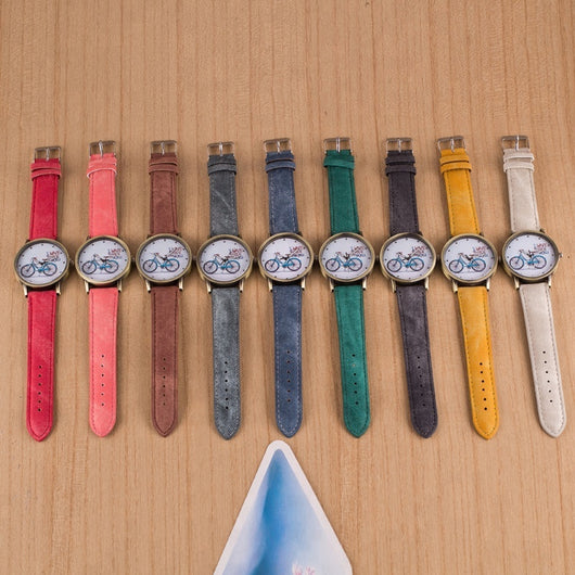 Reloj Vintage de Mezclilla para Ciclismo Urbano - Image 10
