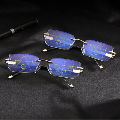 Gafas Progresivas con Corte Diamante - Diseño Moderno y Funcional - Image 11