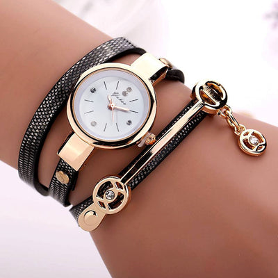 Pulsera Reloj Ángel con Circonitas y Círculo PU - Image 17