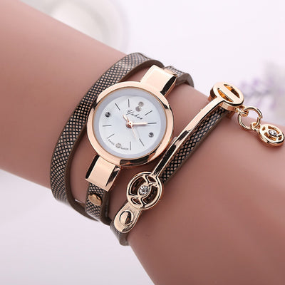 Pulsera Reloj Ángel con Circonitas y Círculo PU - Image 7