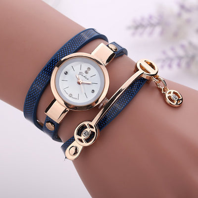 Pulsera Reloj Ángel con Circonitas y Círculo PU - Image 9