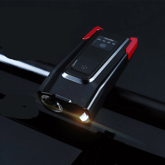 Lámpara Frontal MTB con Claxon Táctil Impermeable y Carga USB - Image 9