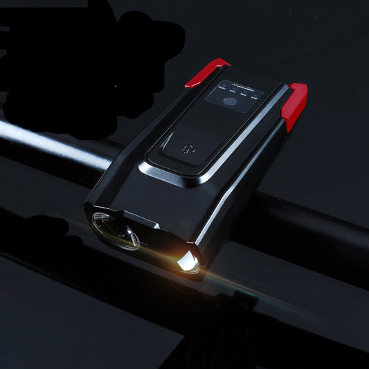Lámpara Frontal MTB con Claxon Táctil Impermeable y Carga USB