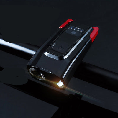 Lámpara Frontal MTB con Claxon Táctil Impermeable y Carga USB - Image 4