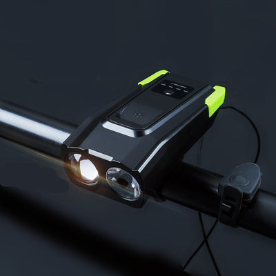 Lámpara Frontal MTB con Claxon Táctil Impermeable y Carga USB - Image 6