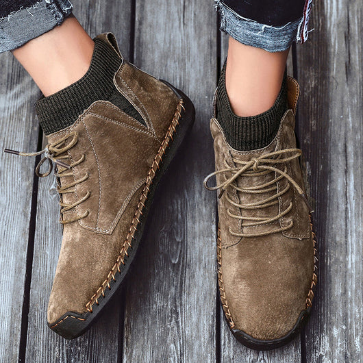 Zapatillas Deportivas Altas para Hombre - Estilo Casual Moderno