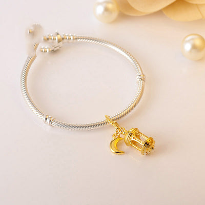 Dije Pan de Plata Esterlina con Baño Dorado - Elegancia Femenina - Image 4