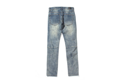 Jeans Slim Fit a Cuadros con Detalles Rotos y Micro Elasticidad - Image 7