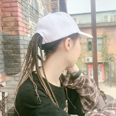 Gorra Peluca Trenza Sucia - Estilo Personalizado Tres Hebras - Image 4