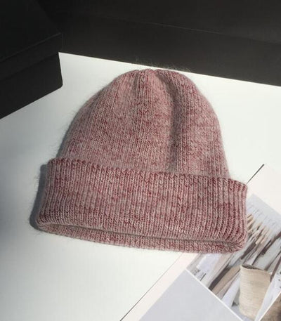 Gorro Tejido de Invierno con Pelaje de Conejo - Beanie Cálido para Mujer - Image 8