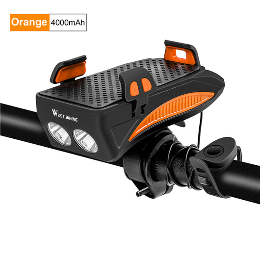 Soporte para Celular de Bicicleta con Timbre Eléctrico y Luz Frontal - Image 17