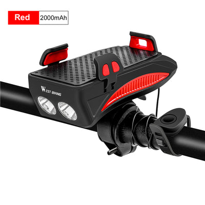 Soporte para Celular de Bicicleta con Timbre Eléctrico y Luz Frontal - Image 14