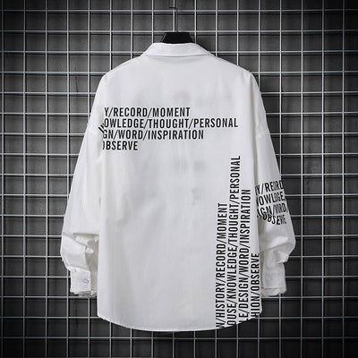 Camisa Casual Hombre Manga Larga Estilo Coreano Primavera Otoño - Image 3