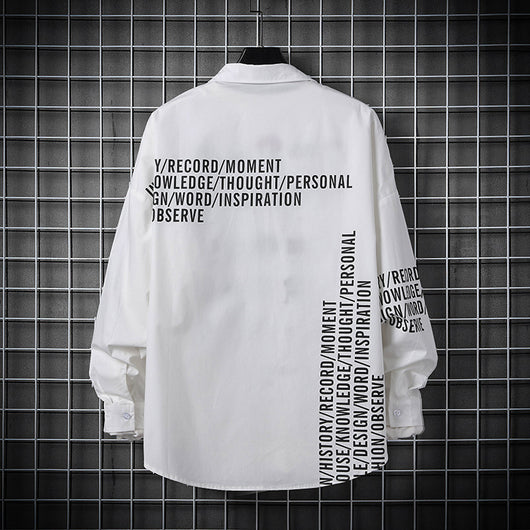 Camisa Casual Hombre Manga Larga Estilo Coreano Primavera Otoño - Image 3