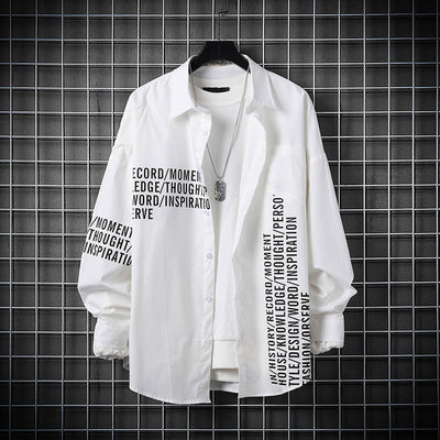 Camisa Casual Hombre Manga Larga Estilo Coreano Primavera Otoño - Image 2