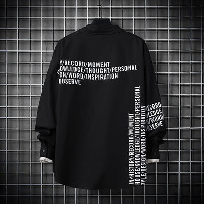 Camisa Casual Hombre Manga Larga Estilo Coreano Primavera Otoño - Image 5