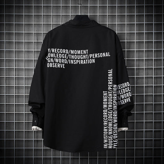Camisa Casual Hombre Manga Larga Estilo Coreano Primavera Otoño - Image 5