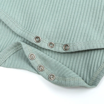 Conjunto de Dos Piezas para Bebé con Pantalón a Rayas - Romper Casual Infantil - Image 11