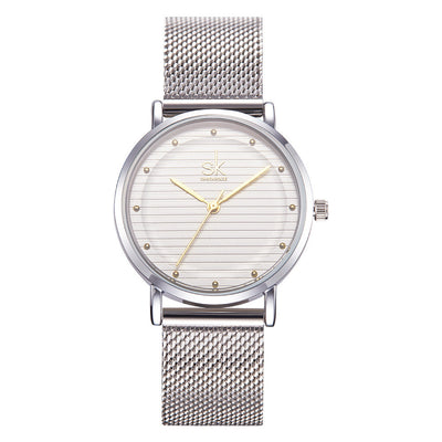 Reloj de Pulsera para Mujer Malla Acero Inoxidable Resistente al Agua - Image 6