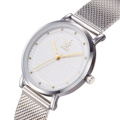 Reloj de Pulsera para Mujer Malla Acero Inoxidable Resistente al Agua - Image 7