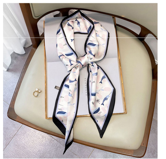 Pañuelo Cuadrado de Gasa Retro Francés - Accesorio Versátil para Cabello - Image 17