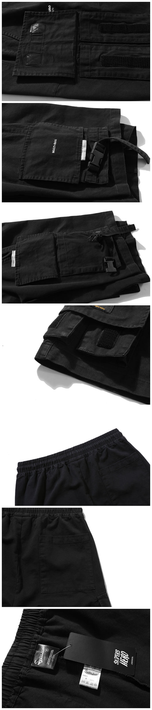Shorts Cargo Retro Sueltos con Múltiples Bolsillos - Image 11
