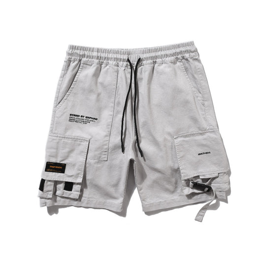Shorts Cargo Retro Sueltos con Múltiples Bolsillos