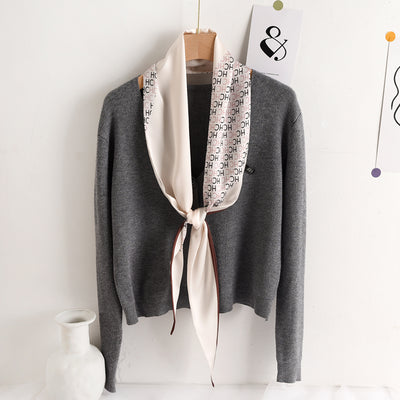 Pañuelo de Seda Versátil - Accesorio de Moda Multiuso - Image 9