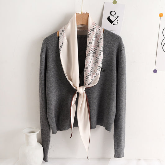 Pañuelo de Seda Versátil - Accesorio de Moda Multiuso - Image 3
