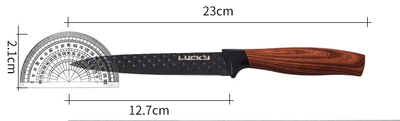 Juego de 6 Cuchillos de Acero Inoxidable con Mango de Madera - Image 8