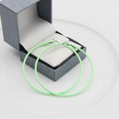Aretes Geométricos C Grandes Hipoalergénicos Estilo Europeo Americano
