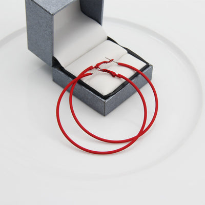 Aretes Geométricos C Grandes Hipoalergénicos Estilo Europeo Americano - Image 3