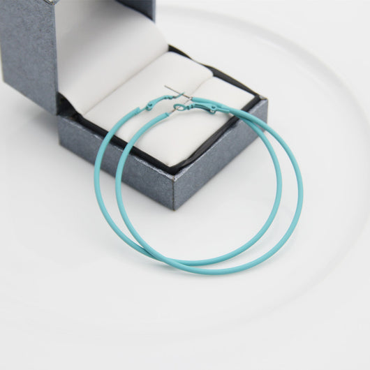 Aretes Geométricos C Grandes Hipoalergénicos Estilo Europeo Americano - Image 9