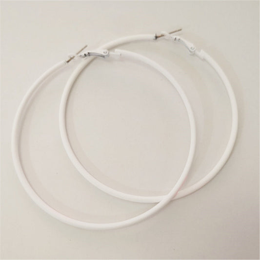 Aretes Geométricos C Grandes Hipoalergénicos Estilo Europeo Americano - Image 2