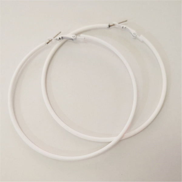 Aretes Geométricos C Grandes Hipoalergénicos Estilo Europeo Americano - Image 2