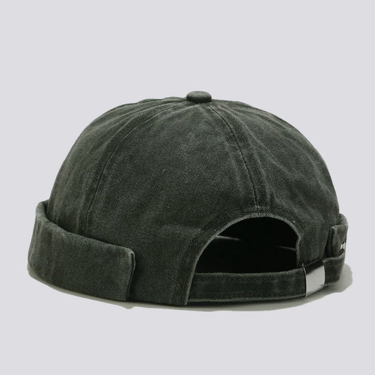 Gorra de Cuero Vintage Lavado Retro para Aventuras al Aire Libre - Image 13