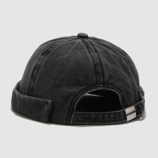 Gorra de Cuero Vintage Lavado Retro para Aventuras al Aire Libre - Image 10